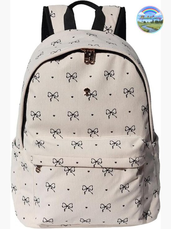 Waterproof Corduroy Travel Backpack with Padded Laptop Compartment main image 7